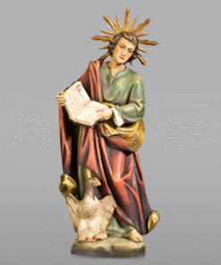São João Evangelista com águia e auréola 20 cm