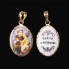 Medalha Santo António Colorida – 20 mm