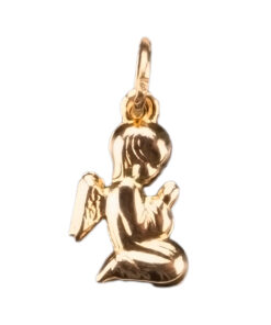 Medalha Anjo Aberta em ouro – 14 mm