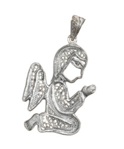 Medalha Anjo da Guarda em prata – 18 mm