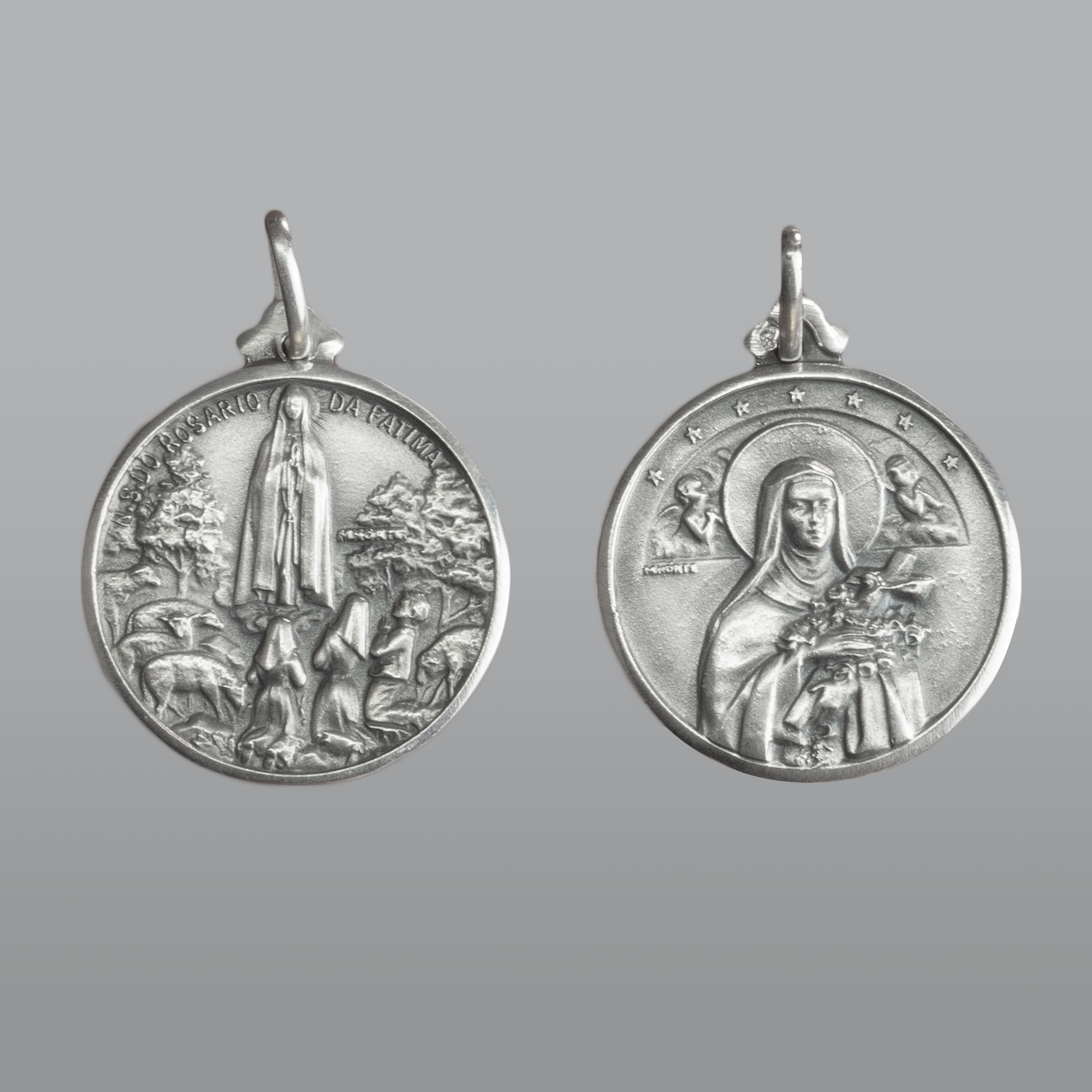 medalha nossa senhora da fátima e santa terezinha_DSC6322