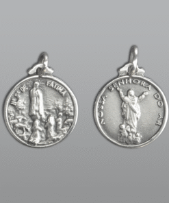 Medalha Aparição com Nossa Senhora do Ar em prata – 13 mm