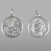 Medalha Aparição com Santo António em prata – 30 mm