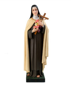 Santa Teresinha - em madeira - 39 cm